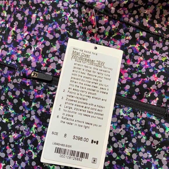 NWT Lululemon SeaWheeze Reflective Windbreaker SW - Picture 3 of 3